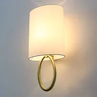 brushed gold wall light